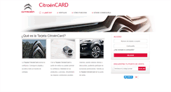 Desktop Screenshot of citroencard.com